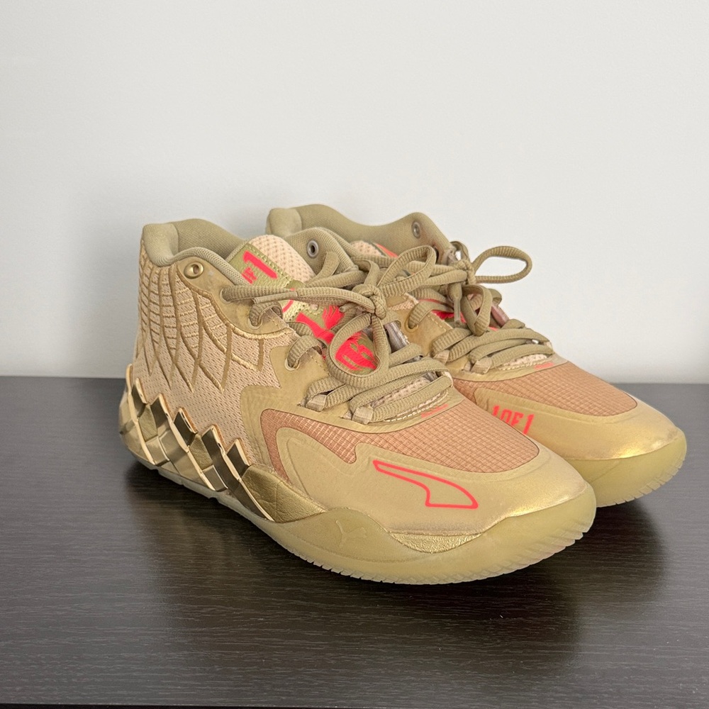Puma Multicolor Basketball Sneakers - only worn indoors